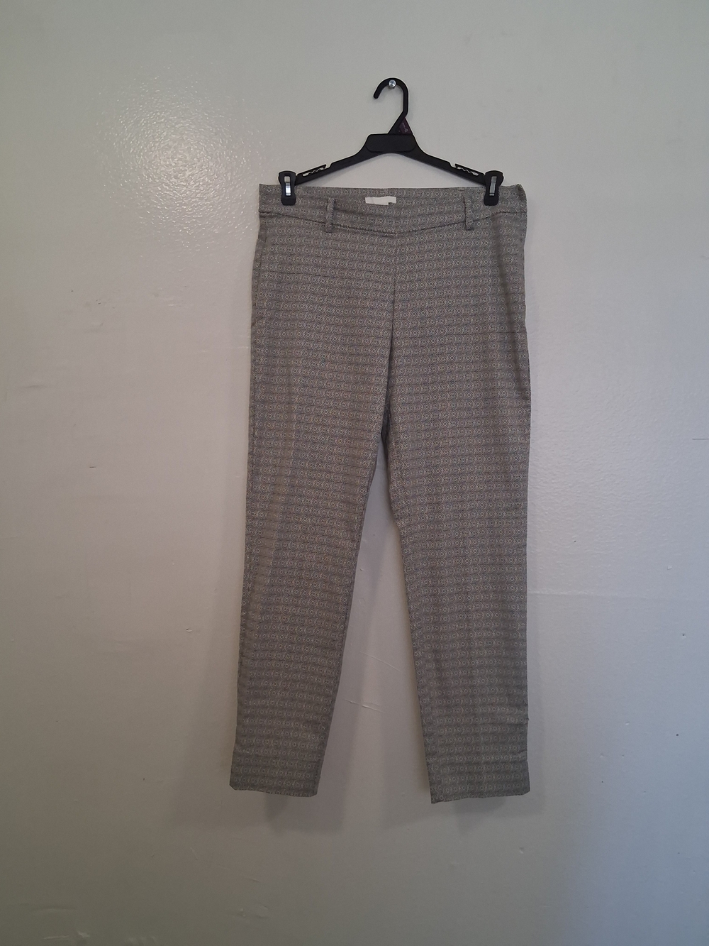 H&M Gray Patterned  dress trousers